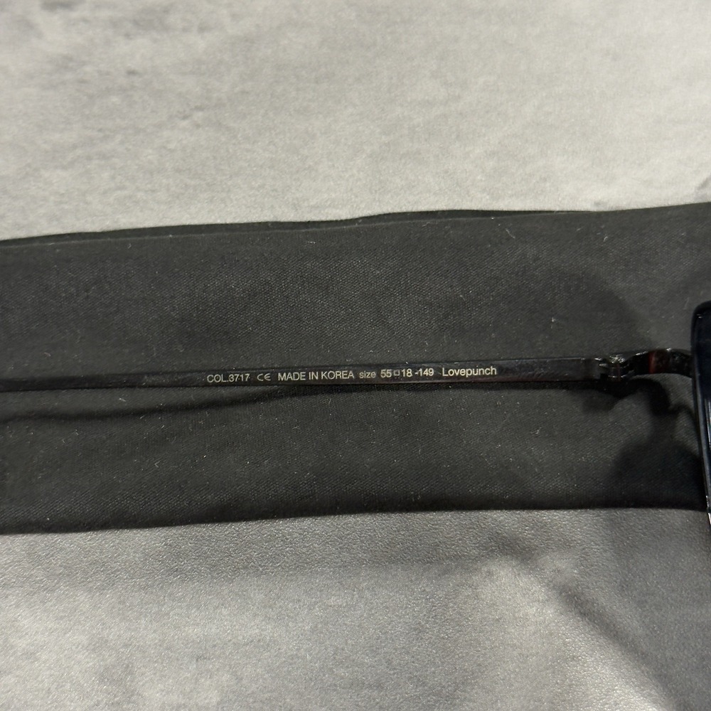 Gentle Monster Sunglasses Lovepunch‎ Black Cat Eye Col. 2 Korea Y2K Modern Chic - Picture 5 of 10